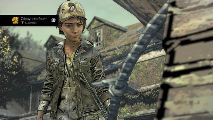 Jest to trofeum do pominięcia i dobrym wyborem jest skopiowanie zapisu gry, ponieważ wyklucza się one z Moving Fast - Trofea i osiągnięcia Epizodu 2 The Walking Dead Ostatni Sezon - The Walking Dead The Final Season - poradnik do gry