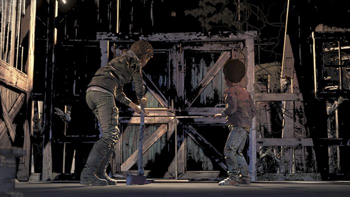 Wychodzicie z jaskinii i spotykacie Violet, przed wami długa i luźna rozmowa z nią - Solucja Epizodu 4 Take Us Back - Rozdział 2 - The Walking Dead The Final Season - poradnik do gry