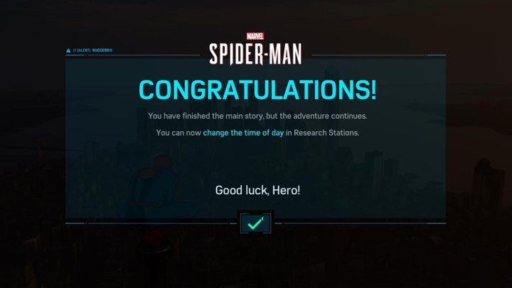 Odpowiedź brzmi tak, po skończeniu misji głównych będziesz mógł śmiało wrócić do zaległych zadań - Marvels Spider-Man: Granie po ukończeniu kampanii gry (endgame) - jest możliwe? - Marvels Spider-Man - poradnik do gry