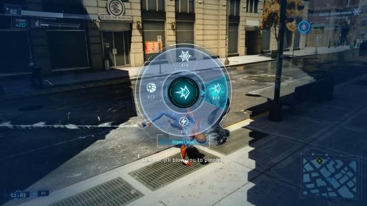 Kluczową rolę w walce odgrywają również gadżety - Marvels Spider-Man: Podstawy walki - jak walczyć? - Marvels Spider-Man - poradnik do gry