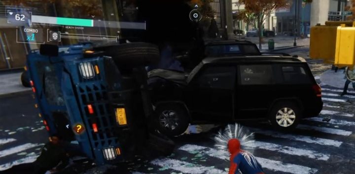 Koncentracja gromadzona jest w pasku, tuż pod poziomem zdrowia Spider-Mana - Marvels Spider-Man: Koncentracja - jak zdobywać? - Marvels Spider-Man - poradnik do gry