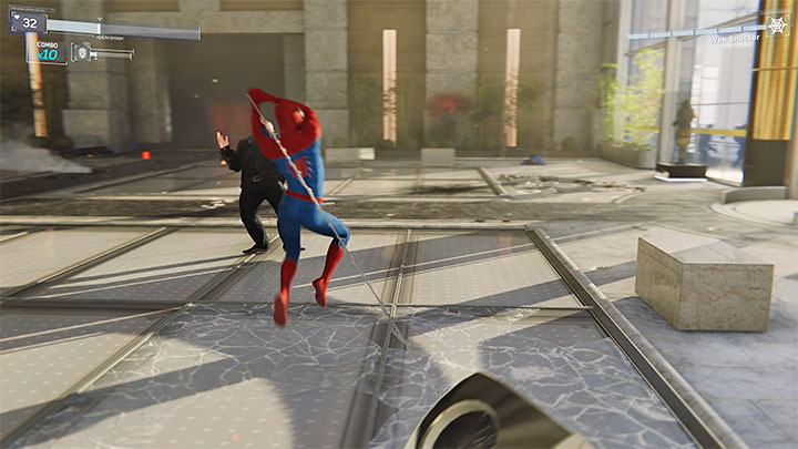 Po pozbyciu się obstawy wznówcie atakowanie Kingpina - Marvels Spider-Man: Wydarzenie wieczoru (The Main Event) - solucja, opis przejścia - Marvels Spider-Man - poradnik do gry
