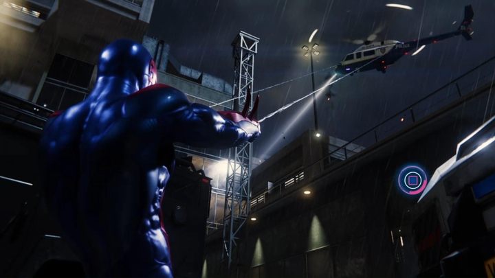 Po długiej walce, dowiecie się, że więźniowie kradną helikopter - Marvels Spider-Man: Z deszczu... (Out of the Frying Pan...) - solucja, opis przejścia - Marvels Spider-Man - poradnik do gry