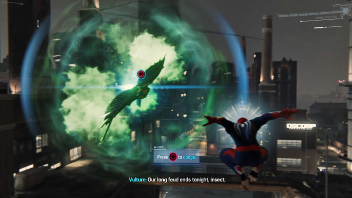 Po zniszczeniu pierwszego transformatora do walk dołączy Vulture - Marvels Spider-Man: Podążanie za śladem (Picking up the Trail) - solucja, opis przejścia - Marvels Spider-Man - poradnik do gry