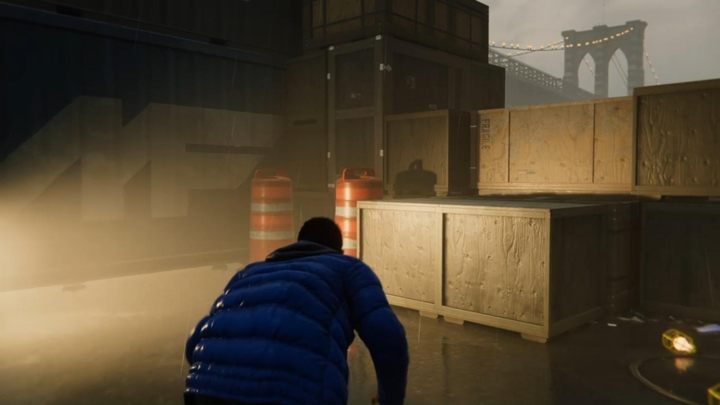 Nie śpieszcie się z wyjściem z tunelu po dotarciu do jego końcowej części - Marvels Spider-Man: Dostawa zapasów (Supply Run) - solucja, opis przejścia - Marvels Spider-Man - poradnik do gry