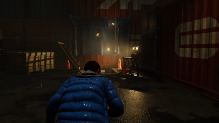 Po minięciu Rhino wejdźcie do lewego kontenera i przejdźcie nim dalej - Marvels Spider-Man: Dostawa zapasów (Supply Run) - solucja, opis przejścia - Marvels Spider-Man - poradnik do gry