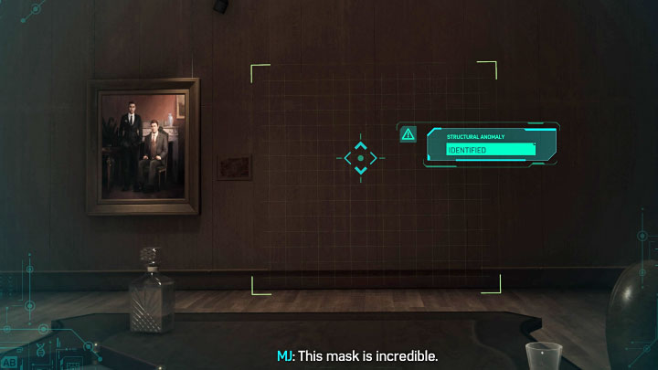 Ubierzcie prototyp maski i spójrzcie na ścianę - Marvels Spider-Man: Wstąp w me progi... (Step Into My Parlour...) - solucja, opis przejścia - Marvels Spider-Man - poradnik do gry