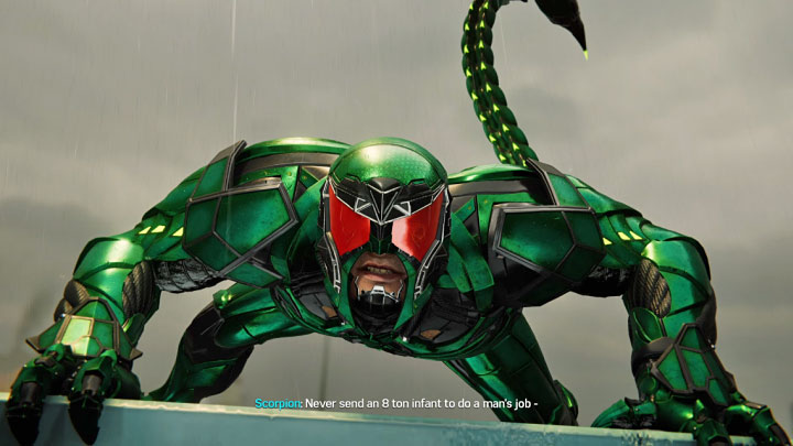 Po tym jak ogłuszycie i zaatakujcie Rhino 3 razy do pojedynku dołączy Scorpion i czeka Was kolejne starcie dwóch na jednego - Marvels Spider-Man: Scorpion i Rhino - bossowie, jak pokonać? - Marvels Spider-Man - poradnik do gry