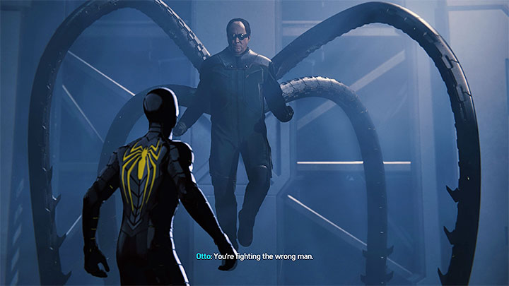 Doktor Octavius pojawiał się w cut-scenkach w trakcie różnych walk z innymi złoczyńcami, aczkolwiek do właściwej konfrontacji z nim dochodzi dopiero w ostatniej głównej misji - Wojna i pokój (Pax in Bello) - Marvels Spider-Man: Finałowy boss Doktor Octavius - jak pokonać? - Marvels Spider-Man - poradnik do gry