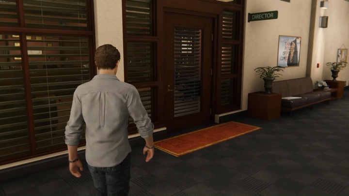 Gdy będziecie gotowi, idźcie na górę i udajcie się do gabinetu Martina Li - Marvels Spider-Man: Maska (The Mask); Pamiętny dzień (Day to Remember) - solucja, opis przejścia - Marvels Spider-Man - poradnik do gry