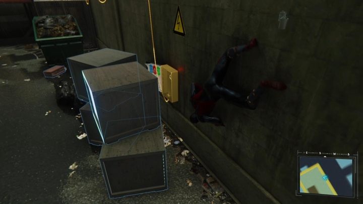 Po walce, podejdźcie do zamkniętych drzwi - Marvels Spider-Man: Dwa w jednym (Dual Purpose) - solucja, opis przejścia - Marvels Spider-Man - poradnik do gry