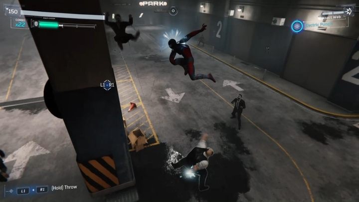 Czeka Was dość długa potyczka - Marvels Spider-Man: Z deszczu pod rynnę... (Up the Water Spout...) - solucja, opis przejścia - Marvels Spider-Man - poradnik do gry