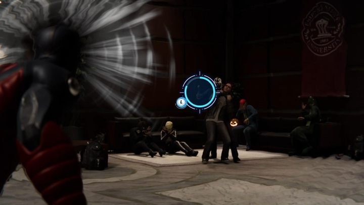 Wbiegnijcie na budynek i wejdźcie przez okno do środka - Marvels Spider-Man: Powrót do szkoły (Back to School) - solucja, opis przejścia - Marvels Spider-Man - poradnik do gry