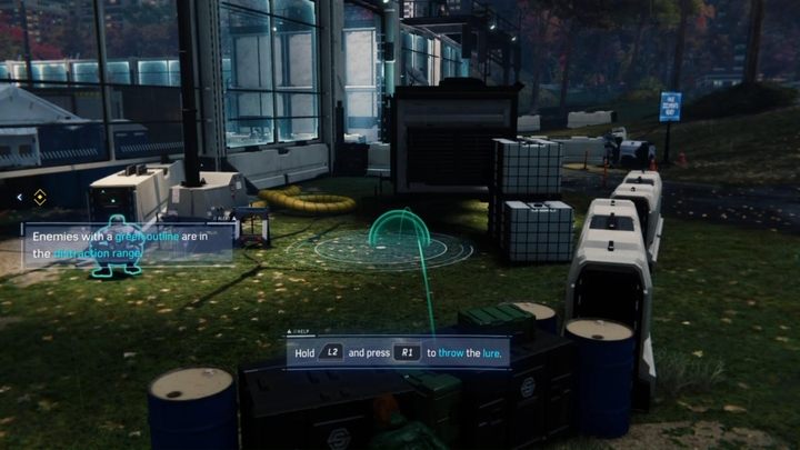 Dotrzyjcie jako Spider-Man do bazy Sable w Central Parku - Marvels Spider-Man: Nieproszony gość (Uninvited) - solucja, opis przejścia - Marvels Spider-Man - poradnik do gry