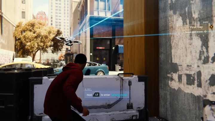 Droga do F - Marvels Spider-Man: Pierwszy dzień (First Day) - solucja, opis przejścia - Marvels Spider-Man - poradnik do gry