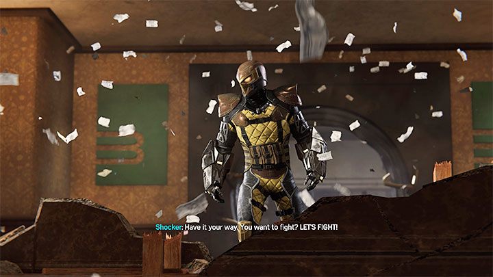 Z Shockerem musicie ponownie zmierzyć się podczas rozgrywania misji fabularnej Szok finansowy (Financial Shock) - Marvels Spider-Man: Shocker - boss, jak pokonać? - Marvels Spider-Man - poradnik do gry