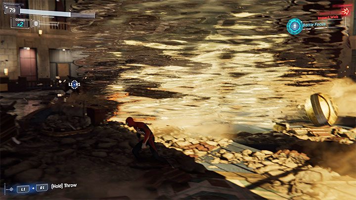 Boss odpala 2 główne rodzaje ataków - Marvels Spider-Man: Shocker - boss, jak pokonać? - Marvels Spider-Man - poradnik do gry