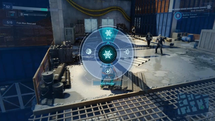 Gadżety Spider-Mana są piekielnie użyteczne, zwłaszcza w walkach w bazach - Marvels Spider-Man: Porady na start - lista - Marvels Spider-Man - poradnik do gry