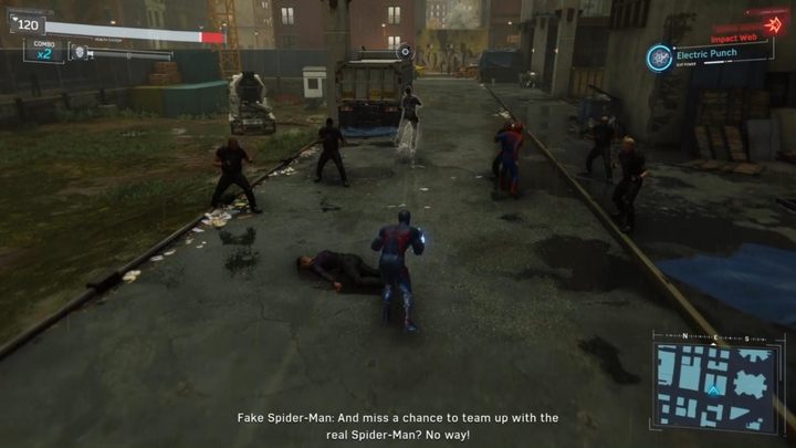 Idź wzdłuż podświetlonej substancji - Spider-Manów dwóch - Solucja Marvels Spider-Man - Marvels Spider-Man - poradnik do gry