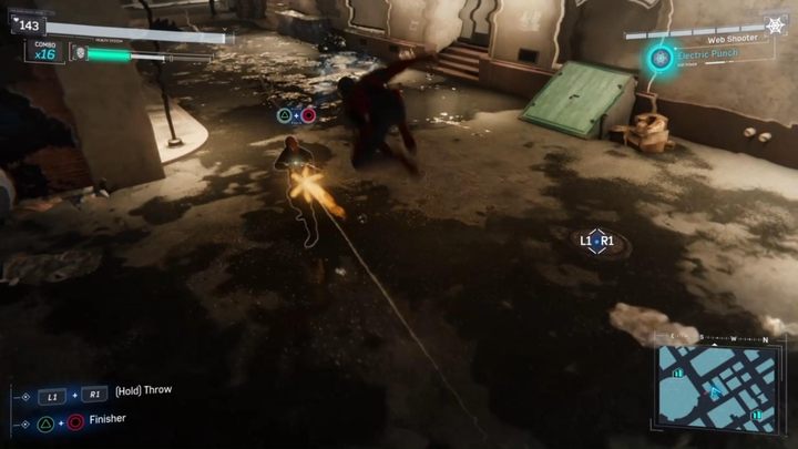 Musisz teraz zmierzyć się z małą grupką przeciwników - Tombstone: W drodze - Solucja Marvels Spider-Man - Marvels Spider-Man - poradnik do gry