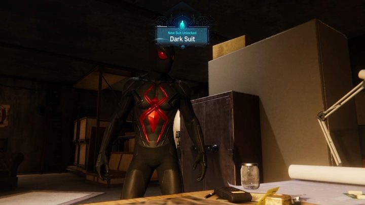 Misja zakończy się połowicznym sukcesem- choć nie udało się złapać Black Cat, Peter otrzymał nowy kostium - Kocia kołyska - Solucja Marvels Spider-Man - Marvels Spider-Man - poradnik do gry