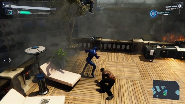 Poszukiwania mogą trwać chwilę - udaj się do lokacji wskazanej na zdjęciu powyżej - Kumple ze szkoły - Solucja Marvels Spider-Man - Marvels Spider-Man - poradnik do gry