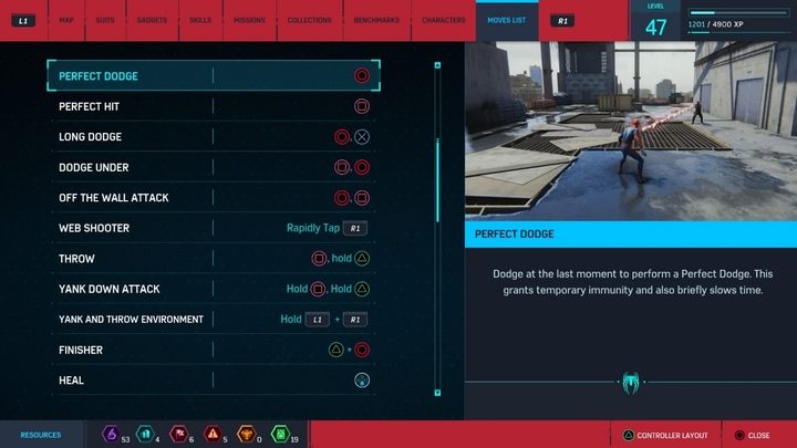 Nazwa - Marvels Spider-Man: Ruchy i ataki - lista - Marvels Spider-Man - poradnik do gry