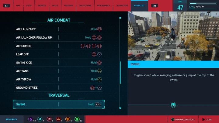 Nazwa - Marvels Spider-Man: Ruchy i ataki - lista - Marvels Spider-Man - poradnik do gry