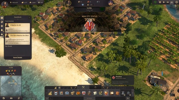 Wszystko powoli się rozwija, jednak zdecydowanie potrzebujesz więcej mieszkańców - 300, wystarczy na chwilę obecną - Rozdział 3 - Prosperity | Kampania fabularna Anno 1800 - Anno 1800 - poradnik do gry