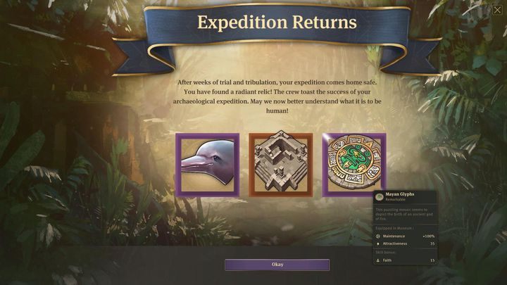 Po dotarciu na miejsce, rozpoczniesz scenę paragrafową, w której będziesz mógł dokonać kilka wyborów - Zoo i Muzeum w grze Anno 1800 - Anno 1800 - poradnik do gry