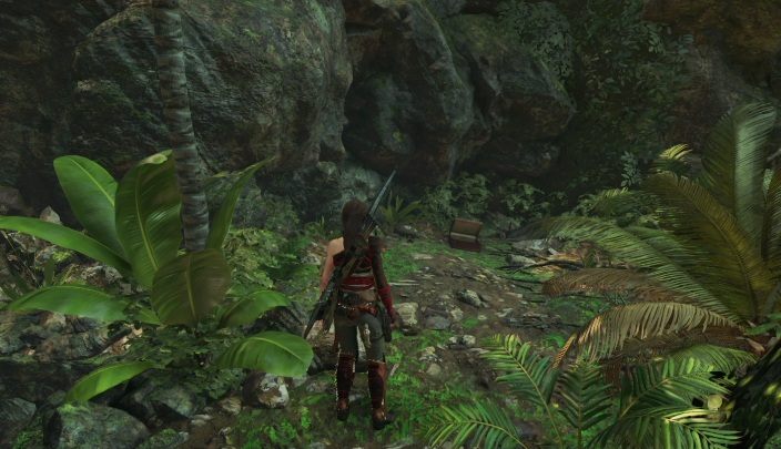 Pistol Parts (4) - znajduje się po lewej stronie obozowiska - Plane Wreckage, wystarczy, że do niego podjedziesz, a zobaczysz czerwoną, mała skrzynkę - Relikty, dokumenty i skrzynie skarbów w Peruwiańskiej dżungli | Sekrety - Shadow of the Tomb Raider - poradnik do gry