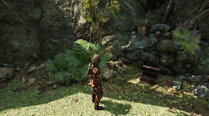 Bowl of Powder (8) - obiekt ten znajdziesz schodząc po schodach w kierunku wody - Relikty, dokumenty i skrzynie skarbów w Peruwiańskiej dżungli | Sekrety - Shadow of the Tomb Raider - poradnik do gry