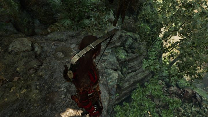 Trzeci (3) znajduje się po lewej stronie obozowiska - Plane Wreckage, wystarczy, że do niego podjedziesz, a gra pokaże ci, że możesz coś wykopać - Relikty, dokumenty i skrzynie skarbów w Peruwiańskiej dżungli | Sekrety - Shadow of the Tomb Raider - poradnik do gry