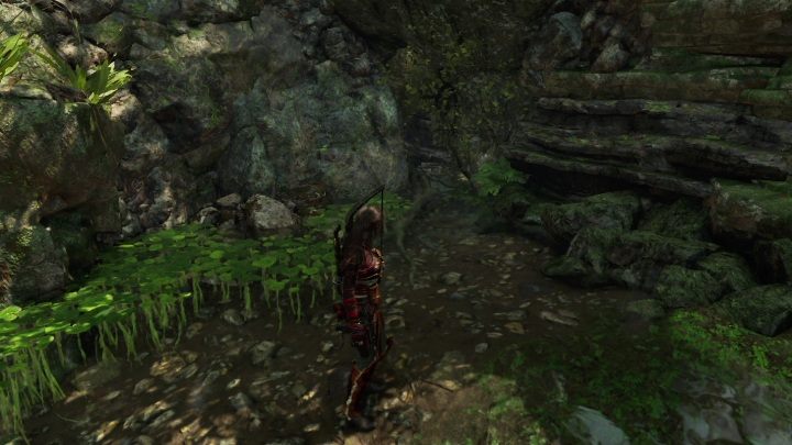 Czwarty survival cache (4) znajdziesz na półce skalnej, po lewej stronie od wyjścia do krypty - Relikty, dokumenty i skrzynie skarbów w Peruwiańskiej dżungli | Sekrety - Shadow of the Tomb Raider - poradnik do gry
