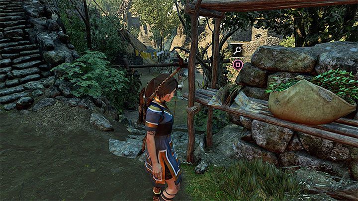 Dokument (2) leży na jednym z drewnianych straganów, obok schodów - Dokumenty w Ukrytym Mieście | Sekrety w Shadow of the Tomb Raider - Shadow of the Tomb Raider - poradnik do gry