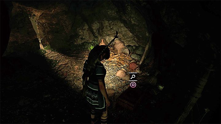Strzałę (3) odnajduje się w trakcie eksploracji jednej z krypt (wejście do krypty jest na wschód od sekretu) - Relikty w Ukrytym Mieście | Sekrety w Shadow of the Tomb Raider - Shadow of the Tomb Raider - poradnik do gry