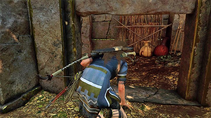 Ceremonialna fajka (1) jest wewnątrz jednej z chatek - Relikty w Ukrytym Mieście | Sekrety w Shadow of the Tomb Raider - Shadow of the Tomb Raider - poradnik do gry