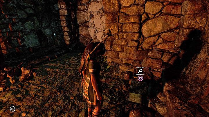 Maska (8) jest w piwnicy pod jednym z budynków i Lara początkowo nie może się tam dostać - Relikty w Ukrytym Mieście | Sekrety w Shadow of the Tomb Raider - Shadow of the Tomb Raider - poradnik do gry