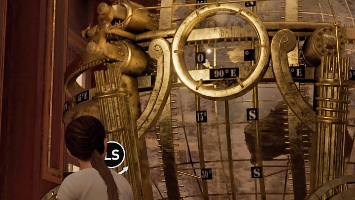 Zainteresuj się na początek dużym globusem z obrazka 1 - Dostanie się do Zakazanego Grobowca i uwolnienie Białej Królowej - Shadow of the Tomb Raider - poradnik do gry