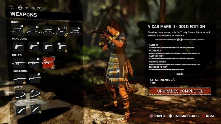 6 - Złote bronie w Shadow of the Tomb Raider - Shadow of the Tomb Raider - poradnik do gry