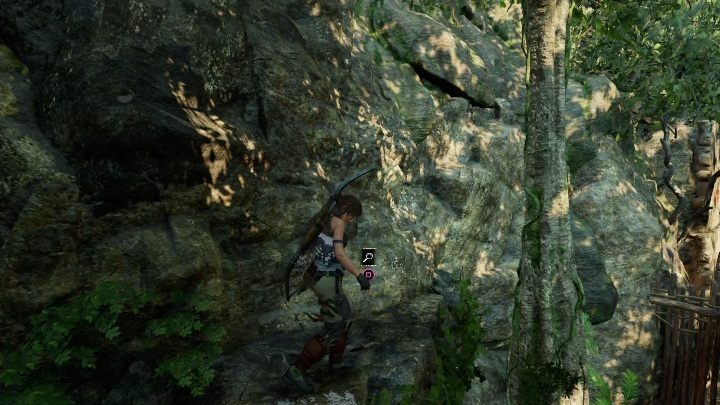 Po rozmowie pójdz do strażnika (jego lokalizacja jest oznaczona cyfrą 4 na pierwszym screenie) - Misje poboczne w Ukryte Miasto w Shadow of the Tomb Raider - Shadow of the Tomb Raider - poradnik do gry