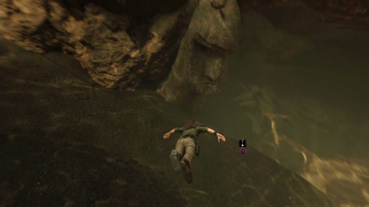 Po przepłynięciu na drugą stronę musisz znaleźć wielki kamienny posąg przedstawiający głowę - Dialekt Quechua - monolity w Shadow of the Tomb Raider - Shadow of the Tomb Raider - poradnik do gry