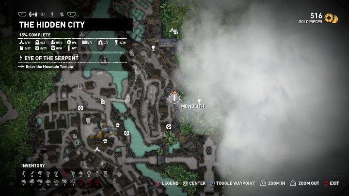 Po wschodniej stronie miasta znajdziesz monolit, przy którym zawsze będą stać ludzie i wyznawać mu cześć - Dialekt Quechua - monolity w Shadow of the Tomb Raider - Shadow of the Tomb Raider - poradnik do gry