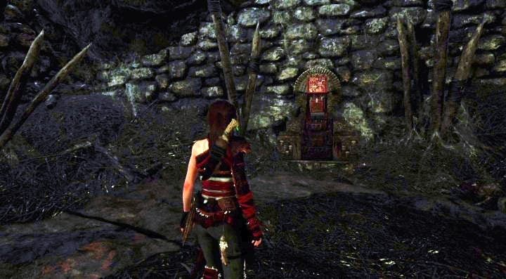 Mural znajduje się dokładnie w pierwszym pomieszczeniu krypty, pod kamiennymi schodami - Murale w Peruwiańskiej dżungli | Sekrety w Shadow of the Tomb Raider - Shadow of the Tomb Raider - poradnik do gry