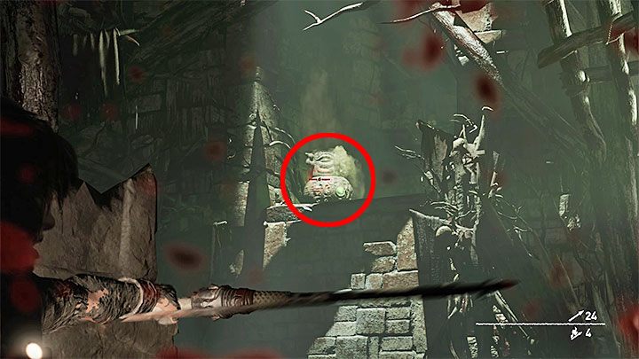 Podążaj liniową ścieżką - Zbadanie świątyni i odnalezienie srebrnego pudełka - Oko Węża; Z pustymi rękoma - Shadow of the Tomb Raider - poradnik do gry