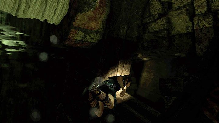 Próba zakończy się porażką, bo mechanizm jest częściowo zablokowany - Zbadanie świątyni i odnalezienie srebrnego pudełka - Oko Węża; Z pustymi rękoma - Shadow of the Tomb Raider - poradnik do gry