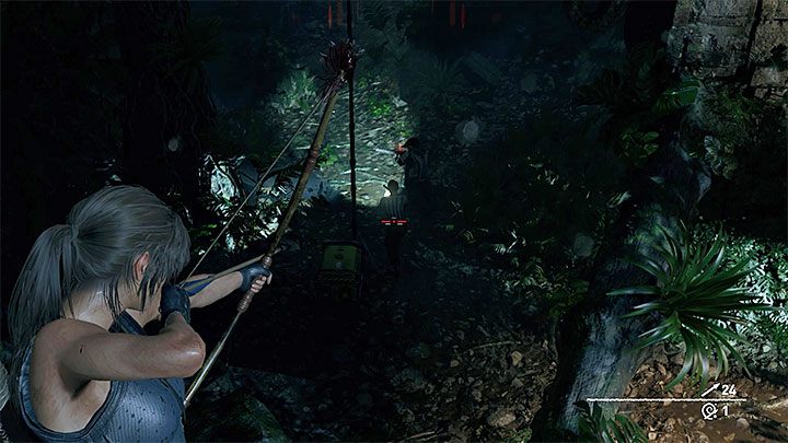 Przeciwników napotkasz w kolejnej części dżungli - Odnalezienie Jonaha i pokonanie wojsk Trójcy - Oberwanie chmury - Shadow of the Tomb Raider - poradnik do gry
