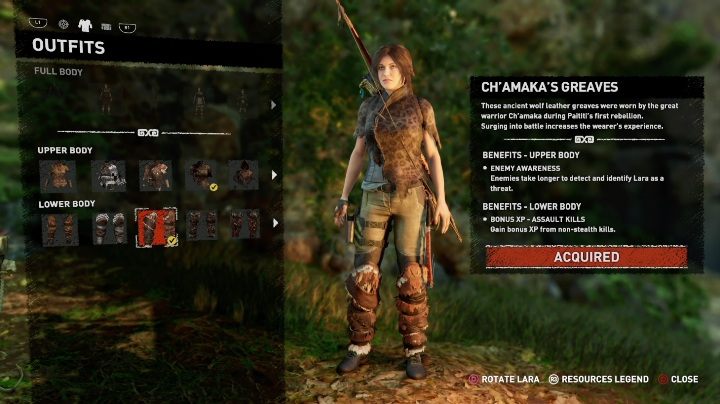 Jak zdobyć - Naglolenniki Chamaki dostaniesz w trakcie misji Freedom - Stroje Lary w Shadow of the Tomb Raider - Shadow of the Tomb Raider - poradnik do gry