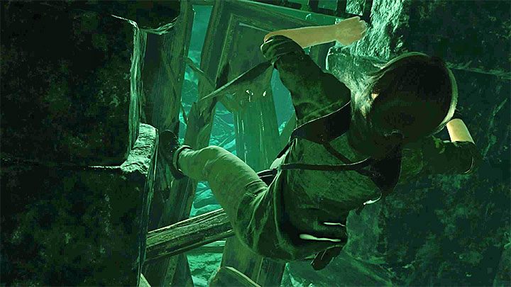 Kontrolę nad Larą odzyskasz po tym jak znajdzie się ona pod wodą - Via Crucis - Zbadanie tajnej krypty i odnalezienie srebrnego pudełka - Solucja - Shadow of the Tomb Raider - poradnik do gry