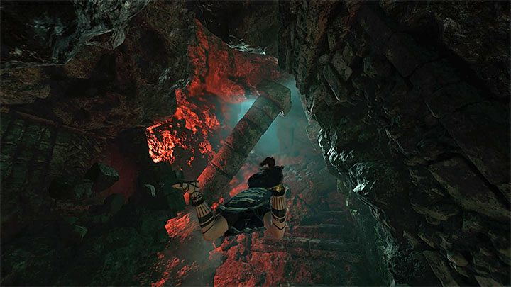 Rozpoczynasz w wodzie dysponując amuletem Urunatu (Urunatus Amulet) - Miasto Węża - Przeprawa przez miasto i pokonanie finałowego bossa - Solucja - Shadow of the Tomb Raider - poradnik do gry